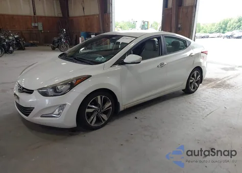 2014 Hyundai Elantra Limited из США, поврежденный, VIN 5NPDH4AE3EH520392